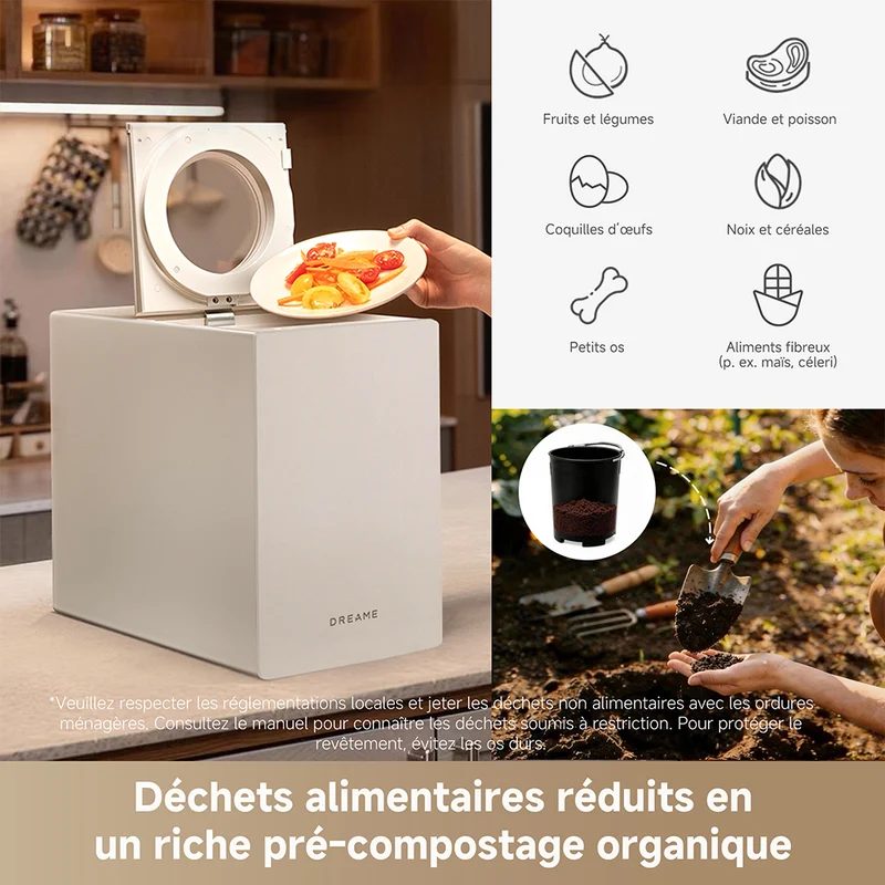 Broyeur de déchets alimentaires Dreame SF25 WiFi VIP