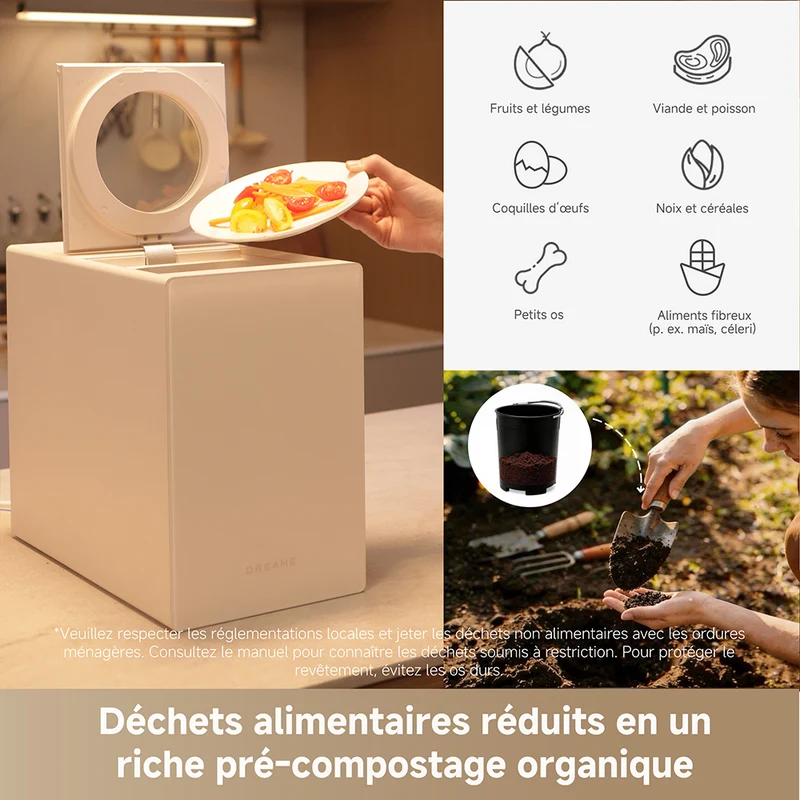 Dreame Broyeur de déchets alimentaires SF25