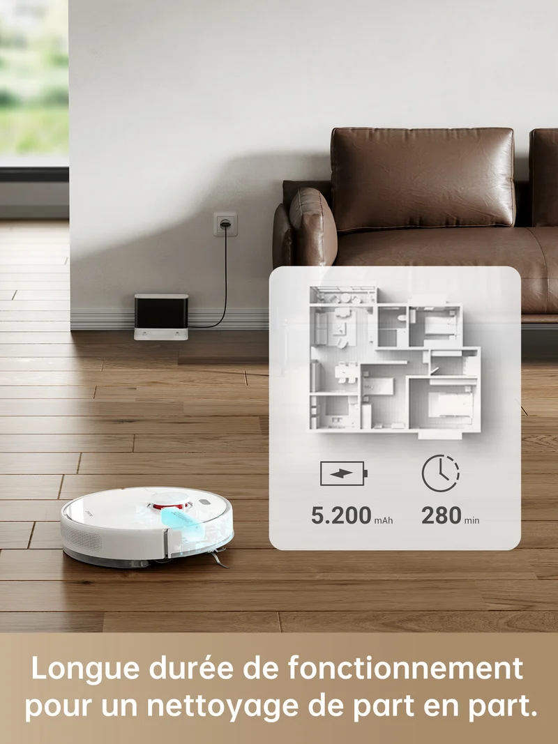 Dreame D10s robot aspirateur avec fonction d'essuyage