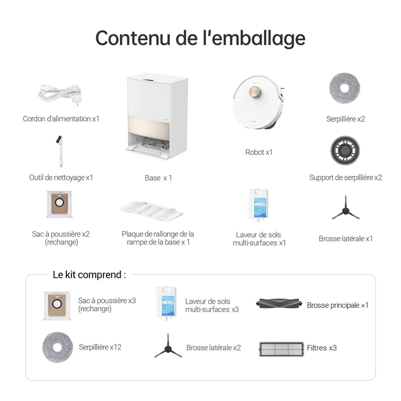 Dreame L20 Ultra Complete Robot Aspirateur Laveur