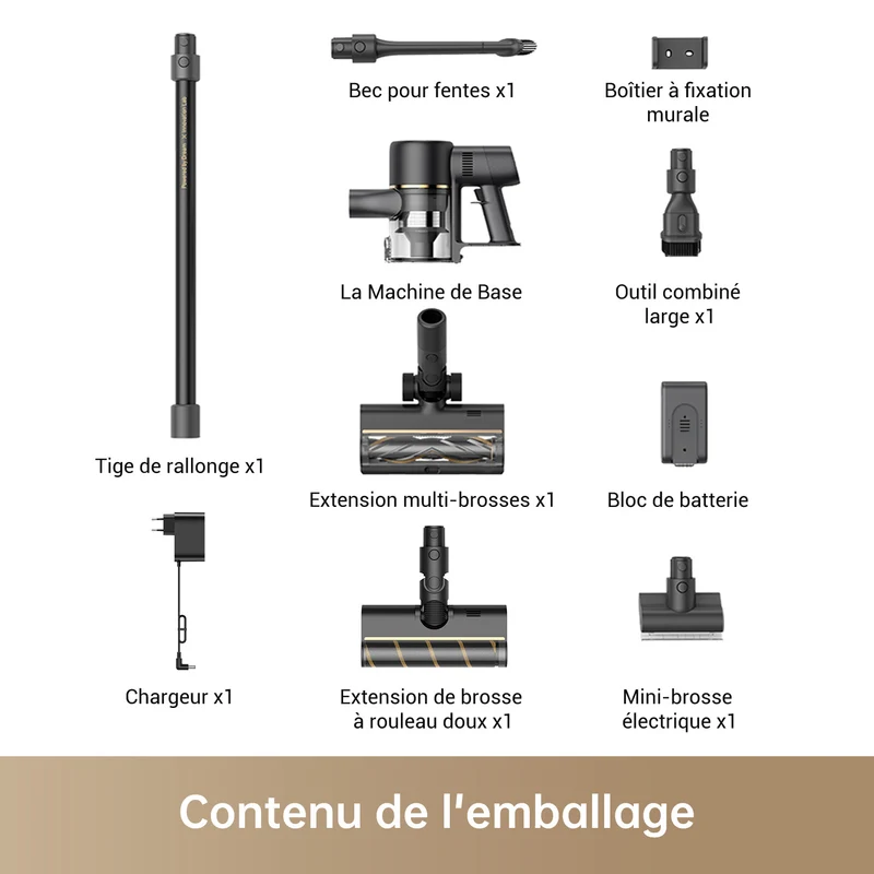 Dreame R10 Pro Aspirateur balai sans fil