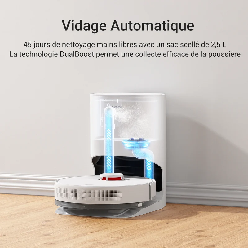 Dreame D10 Plus Robot Aspirateur Laveur