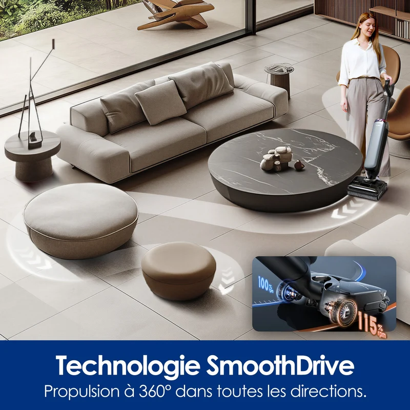 Tineco Floor One S9 Artist Steam Pro Aspirateur Laveur