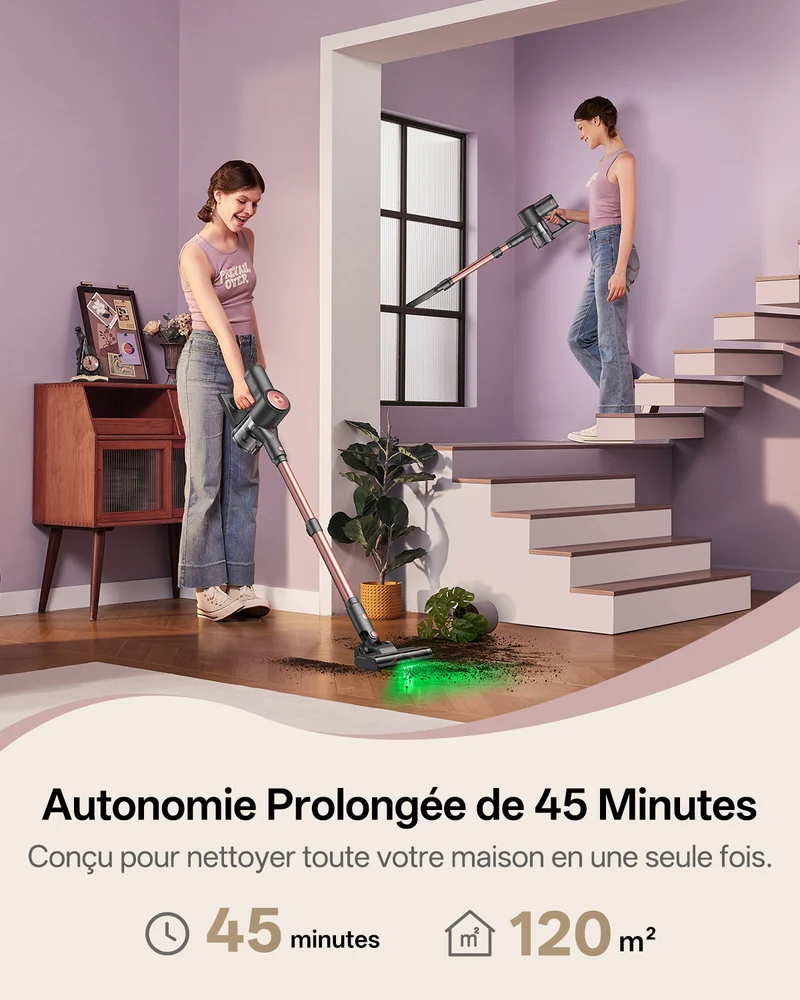 Vactidy & Vexilar | Blitz V10 Pro Aspirateur Balai sans Fil