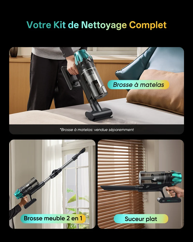 Vactidy & Vexilar | Blitz V15 Max Aspirateur Balai sans Fil