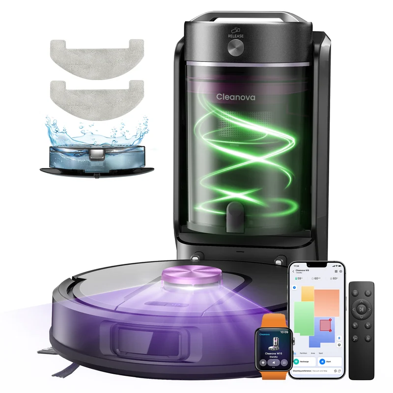 Vactidy & Vexilar | Cleanova W15 Robot Aspirateur Laveur