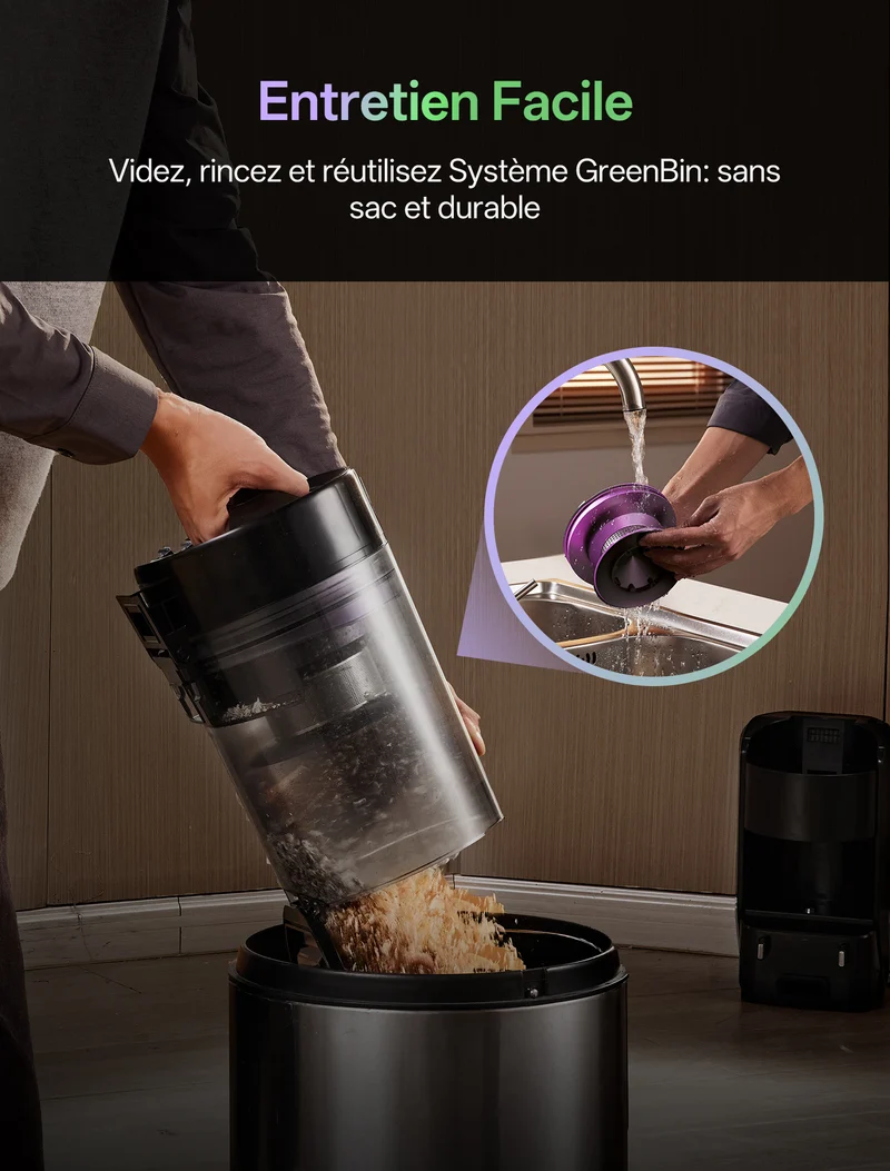 Vactidy & Vexilar | Cleanova W15 Robot Aspirateur Laveur