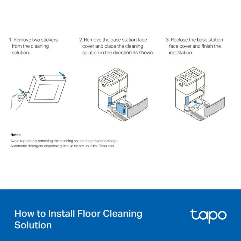 Liquide de nettoyage des sols durs pour aspirateur robot Tapo RV50 - Tapo RVA450