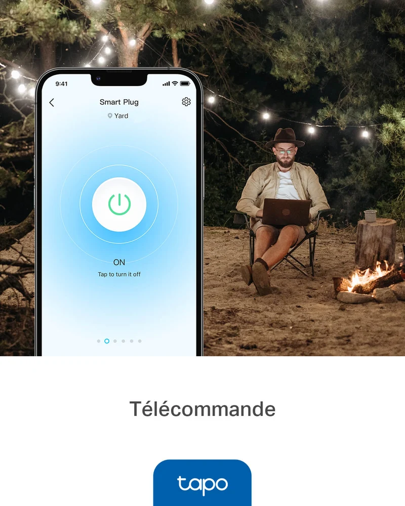 Prise Extérieure Connectée IP54 WiFi 16A - Tapo P410M
