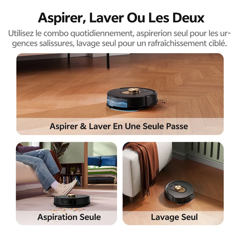 Vactidy & Vexilar | Cleanova W9 Robot Aspirateur