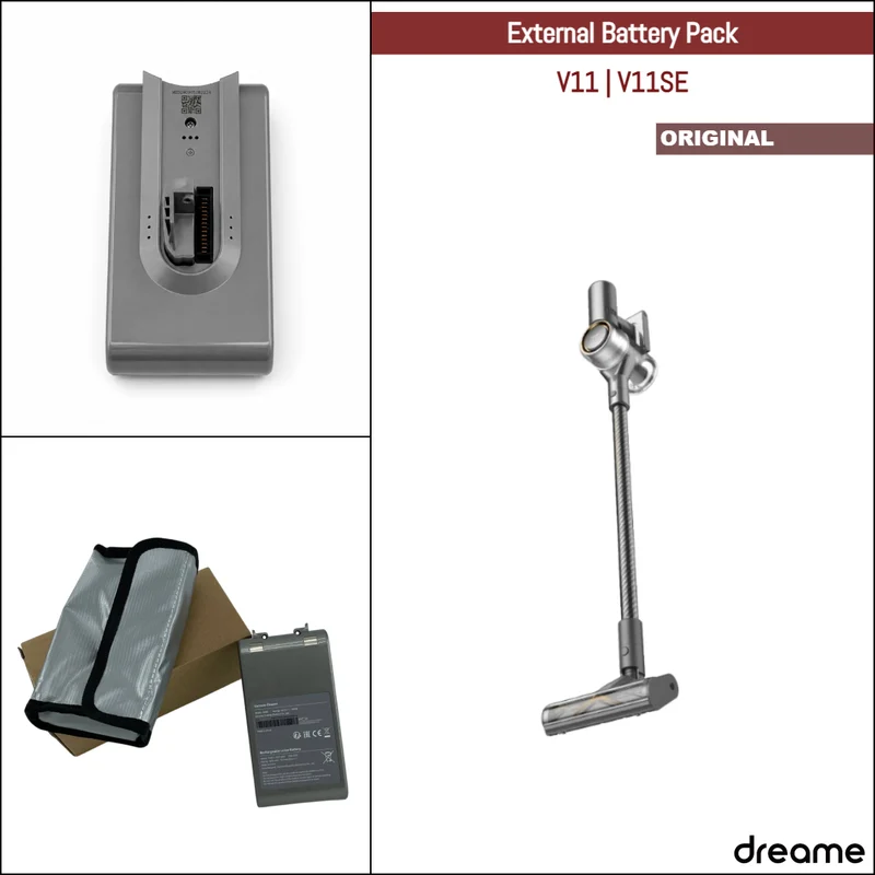 Dreame V11, V11SE | Original Spare & Repair Parts: Original Removable Battery Pack Replacement, EU Version