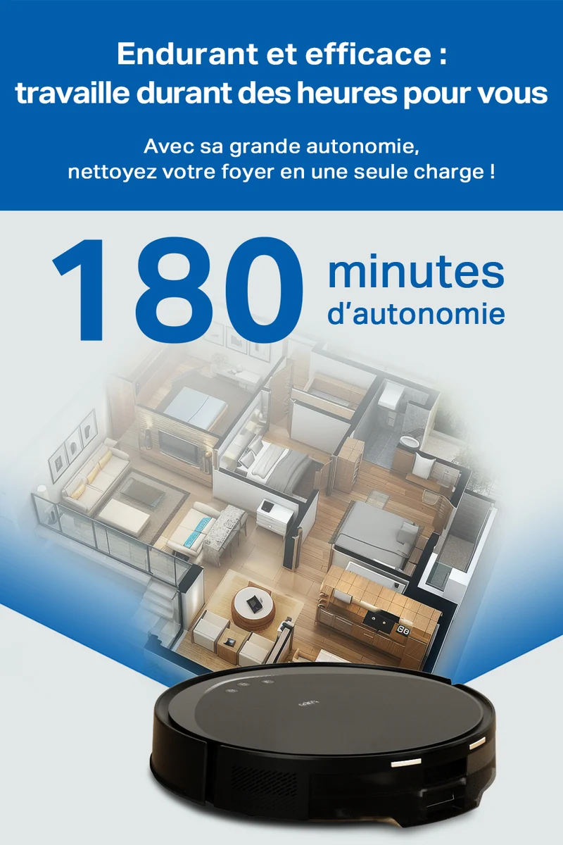 Aspirateur Robot Laveur 5300 Pa avec Station de Vidange - Tapo RV20 Max Plus