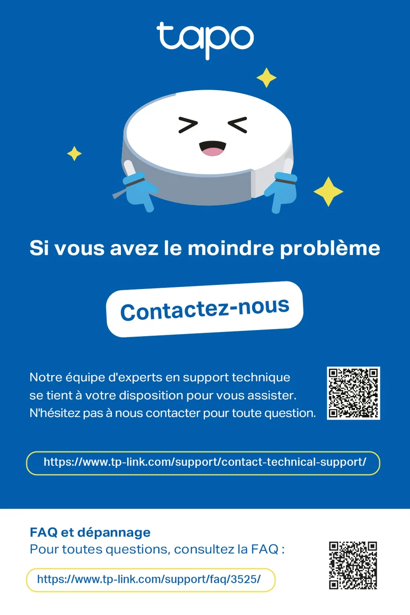 Aspirateur Robot Laveur 5300 Pa avec Station de Vidange - Tapo RV20 Max Plus