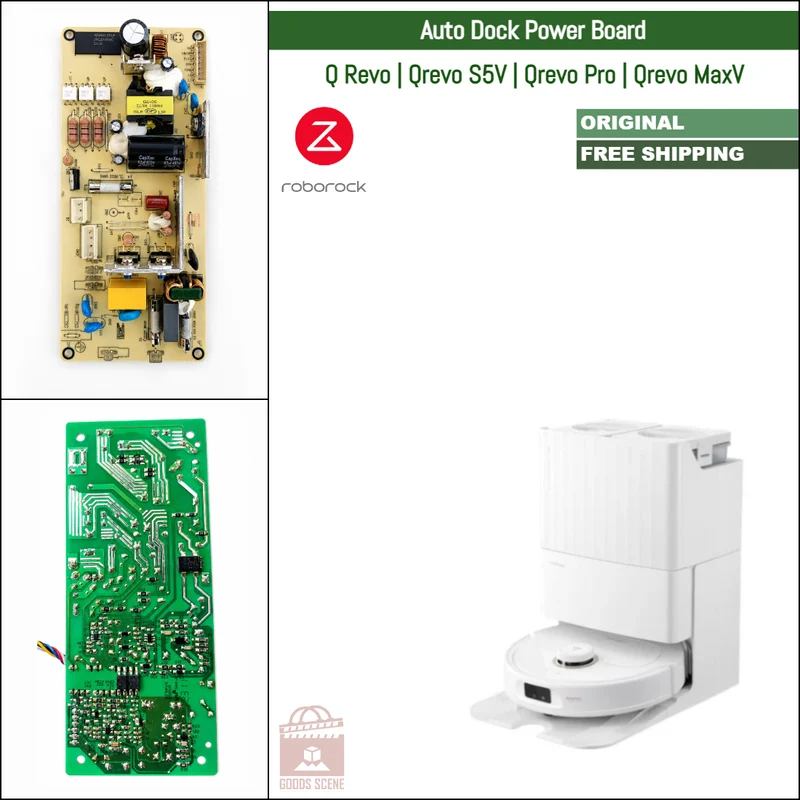 Roborock Q Revo, Qrevo S5V, Qrevo Pro, Qrevo MaxV | Original Spare & Repair Parts For Auto Empty Dock: Power Supply Board