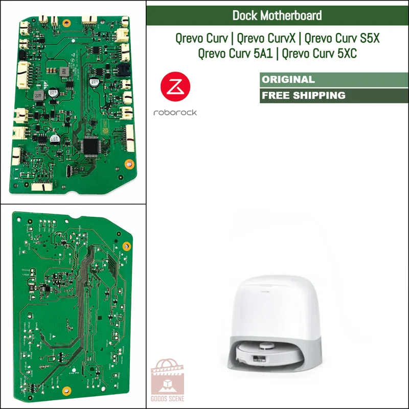 Roborock Qrevo Curv, CurvX, Curv S5X, Curv 5A1, Curv 5XC | Original Spare & Repair Parts For Auto Empty Dock: Main Motherboard, 220V