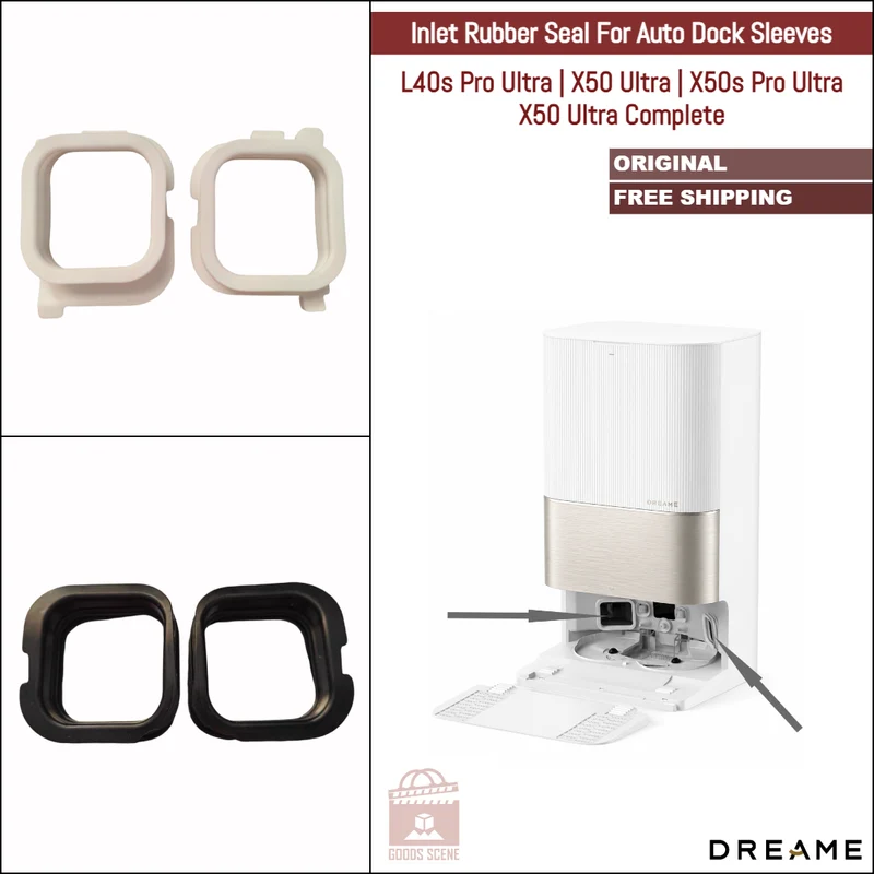 Dreame L40s Pro Ultra, X50 Ultra, X50s Pro Ultra, X50 Ultra Complete | Original Spare Parts & Accessories For Auto Dock: Air Suction Inlet Rubber Seal