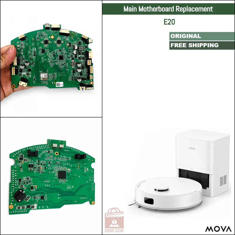 MOVA E20 | Original Spare & Repair Parts: Main PCB Motherboard Replacement, EU Version