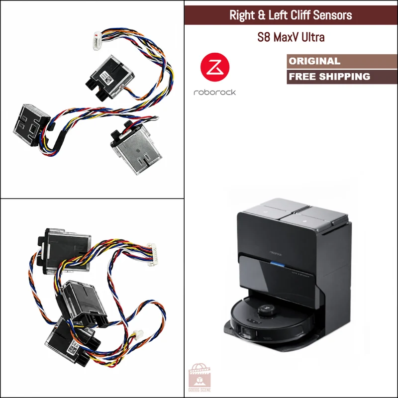 Roborock S8 MaxV Ultra | Original Spare & Repair Parts: Right & Left Cliff Sensors