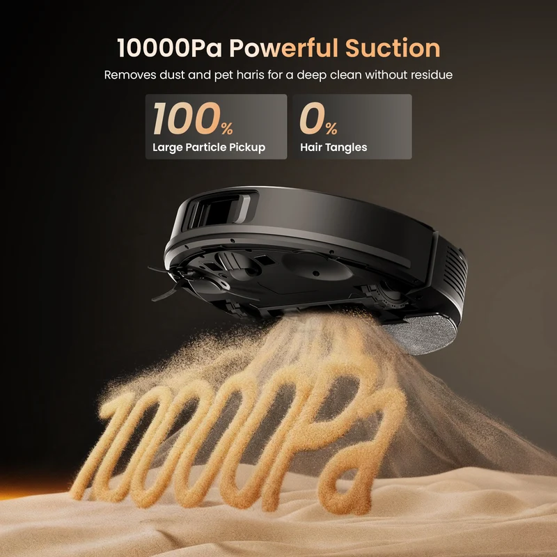Proscenic Q20 Plus Robot Vacuum Cleaner & Mop with Bagless Self-Empty Station | 10000Pa Suction