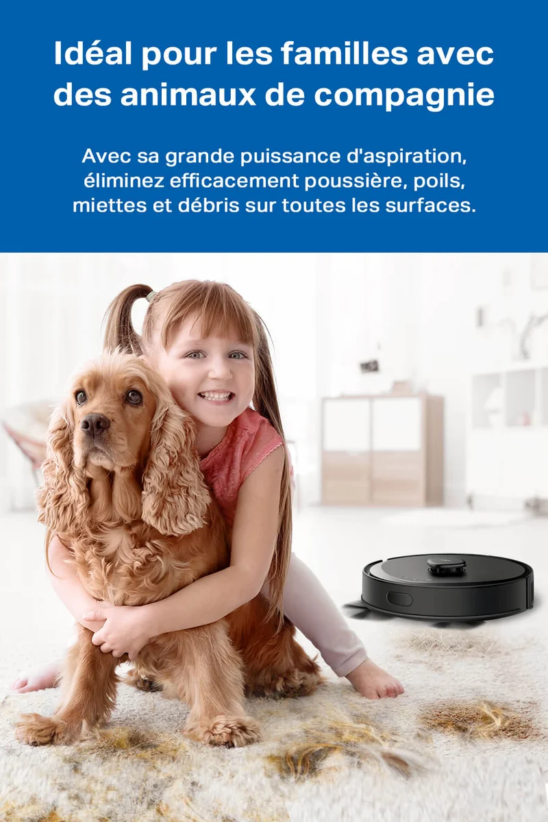 Aspirateur Robot Laveur 5300 Pa LiDar avec Station de Vidange - Tapo RV30 Max Plus