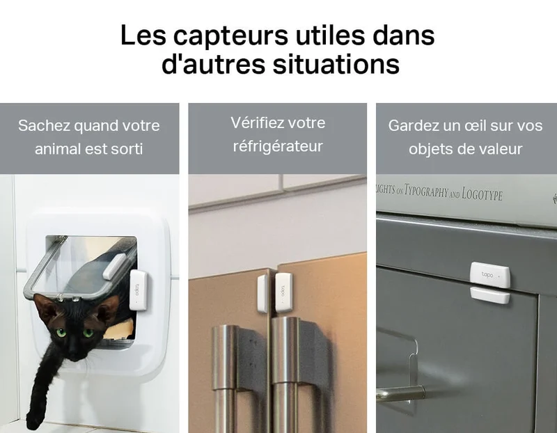 Détecteur d’Ouverture/Fermeture Connecté de Portes et Fenêtres - Tapo T110