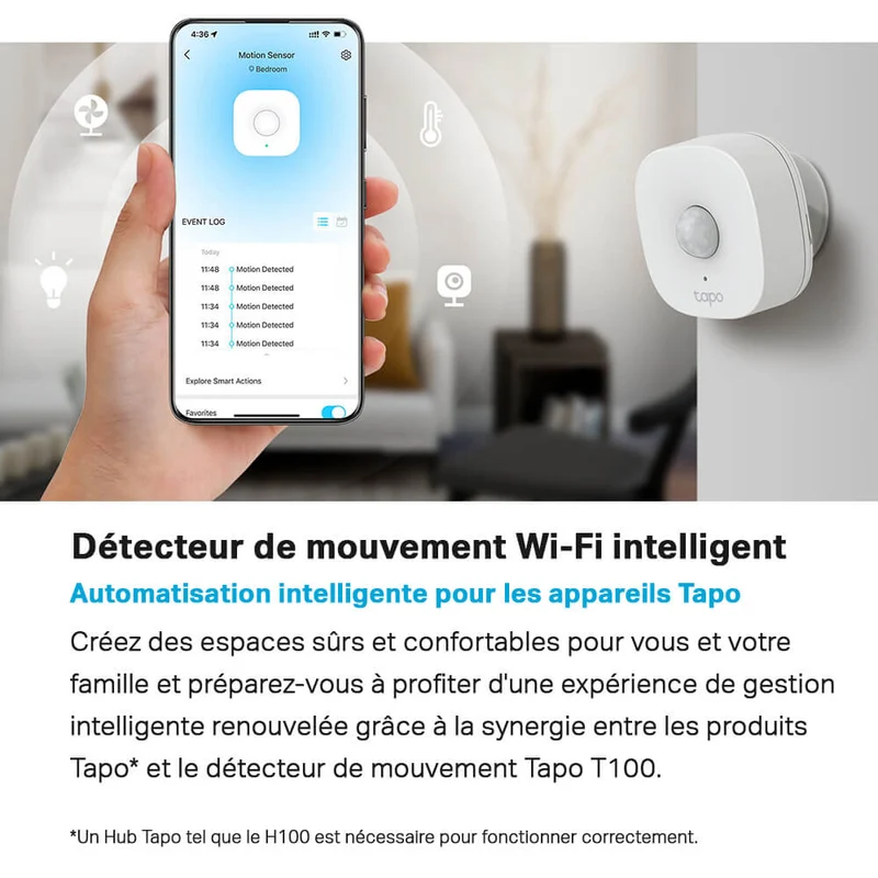 Détecteur de Mouvement connecté - Tapo T100