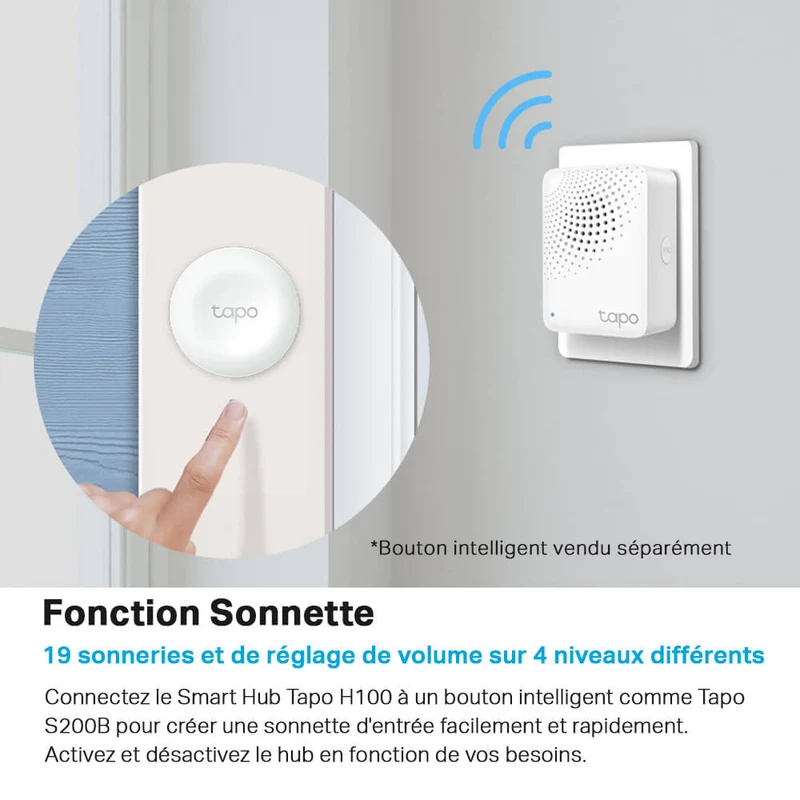 Hub connecté avec Carillon - Tapo H100