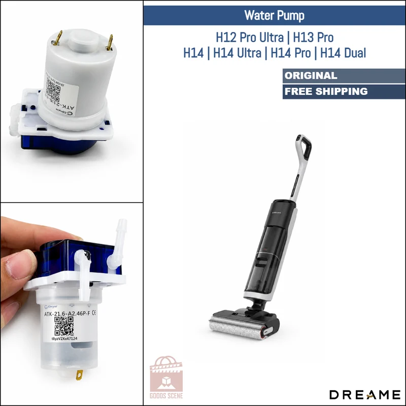 Dreame H12 Pro Ultra, H13 Pro, H14, H14 Ultra, H14 Pro, H14 Dual | Original Spare & Repair Parts: Electric Water Pump Assembly