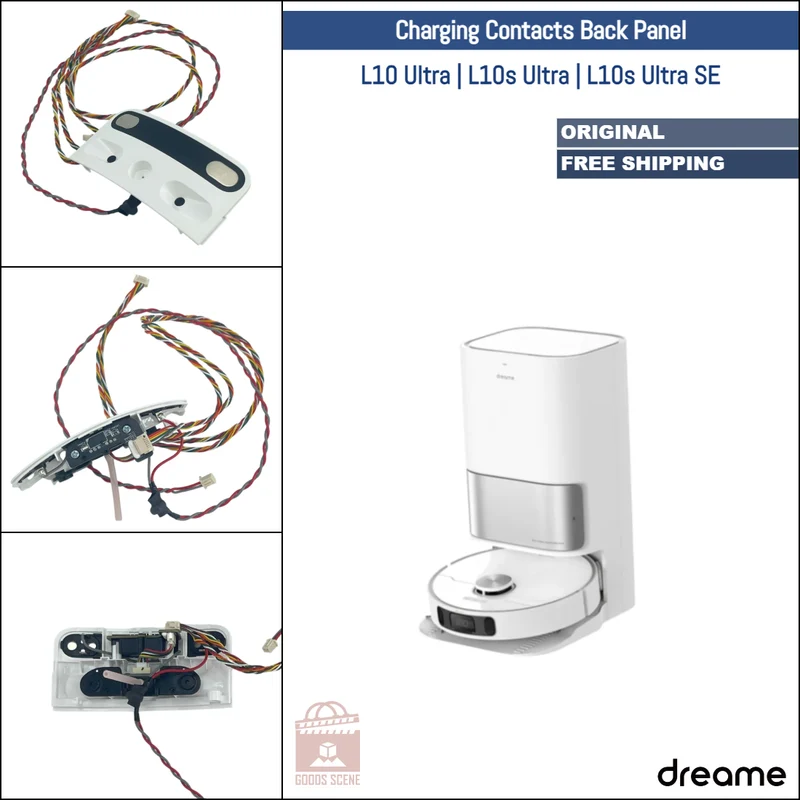 Dreame L10 Ultra, L10s Ultra, L10s Ultra SE | Original Spare & Repair Parts: Charging Contacts Back Panel