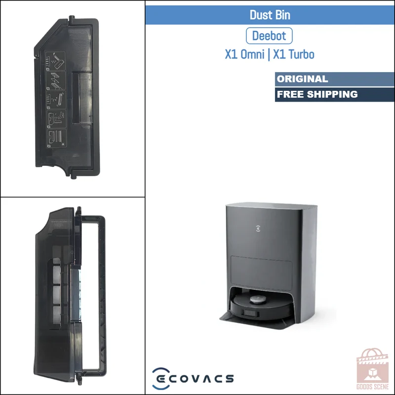 Ecovacs Deebot X1 Omni, X1 Turbo | Original Spare Parts & Accessories: Dustbin Dust Box