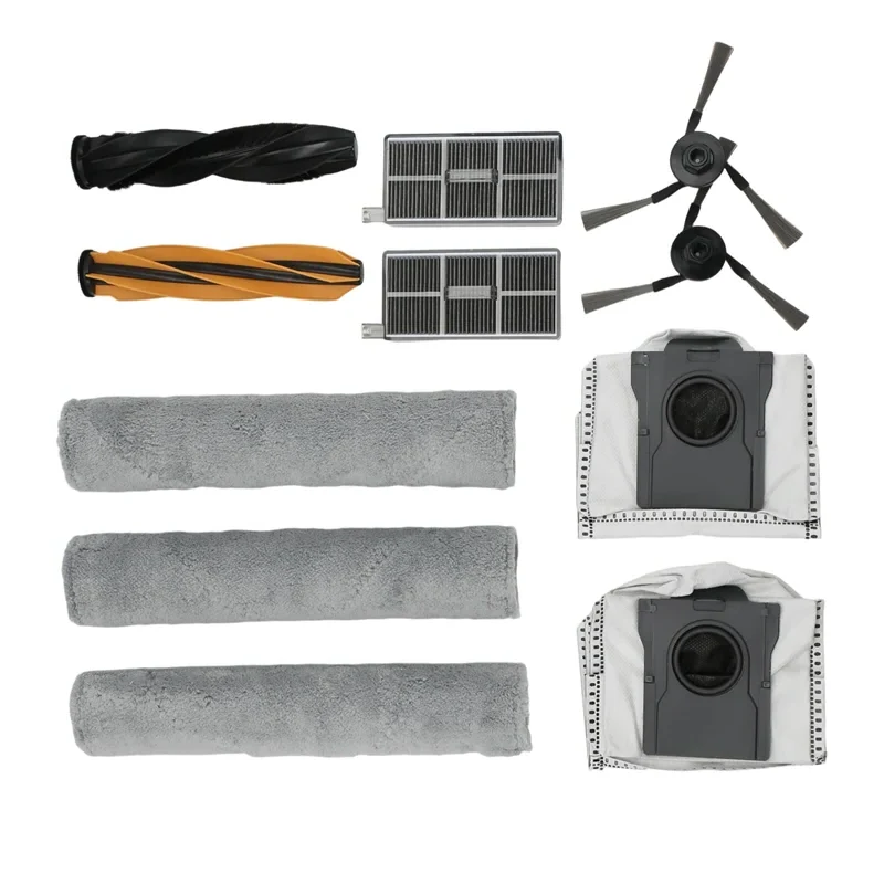 Dreame Aqua 10 Ultra Roller, Aqua 10 Ultra Roller Complete | Original Consumable Parts & Accessories: Brushes, Mops, HEPA Filters, Dust Bags (Kit)