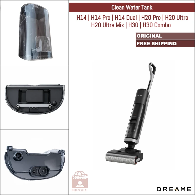 Dreame H14, H14 Pro, H14 Dual, H20 Pro, H20 Ultra, H20 Ultra Mix, H30, H30 Combo | Original Spare Parts & Accessories: Clean Water Tank