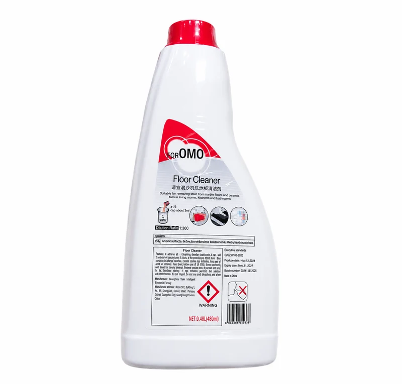 Roborock S7 Pro Ultra, S8 MaxV, Q Revo, Saros 10R, Dyad | Replacement Consumable Parts & Accessories: OMO Floor Cleaning Solution, 480ML