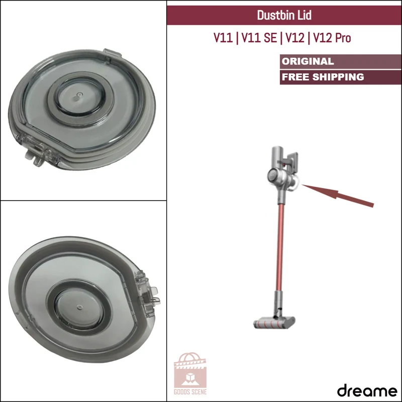 Dreame V11, V11 SE, V12, V12 Pro | Original Spare Parts & Accessories: Dustbin Lid