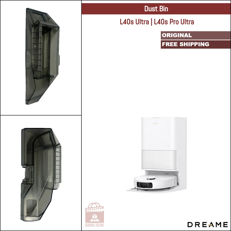 Dreame L40s Ultra, L40s Pro Ultra | Original Spare Parts & Accessories: Dustbin Dust Box