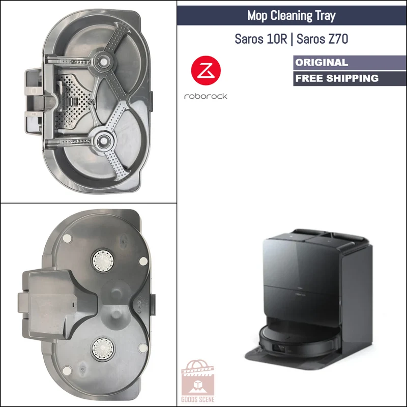 Roborock Saros 10R, Saros Z70 | Original Spare Parts & Accessories For Auto Dock: Mop Cleaning Dock Tray