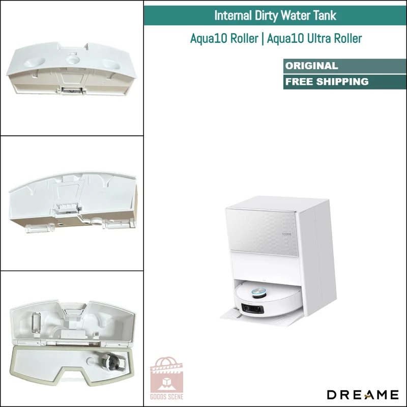 Dreame Aqua 10 Roller, Aqua 10 Ultra Roller | Original Spare Parts & Accessories: Internal Dirty Water Tank, White