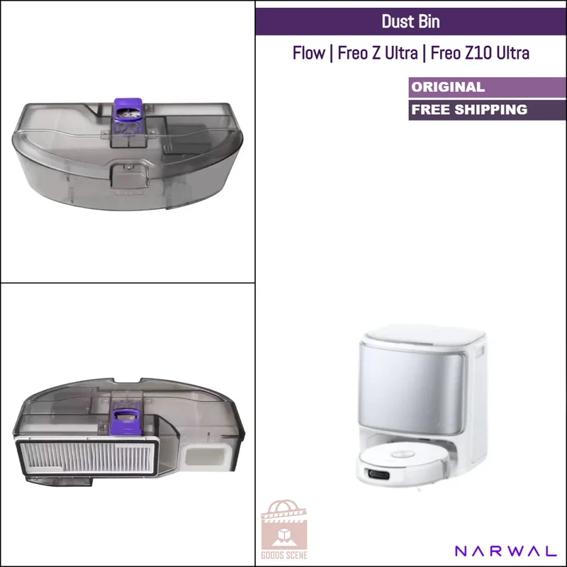 Narwal Flow, Freo Z Ultra, Freo Z10 Ultra | Original Spare Parts & Accessories: Dustbin Dust Box
