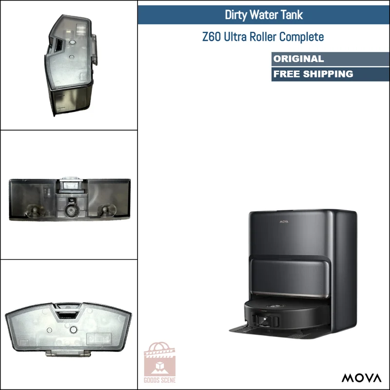 MOVA Z60 Ultra Roller Complete | Original Spare Parts & Accessories: Dirty Water Tank