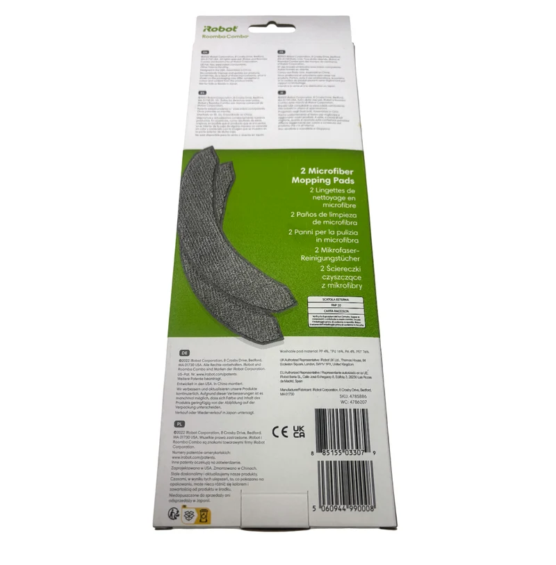 iRobot Roomba Combo J7, J7+, J9+ | Original Consumable Parts & Accessories: Washable Cleaning Pad