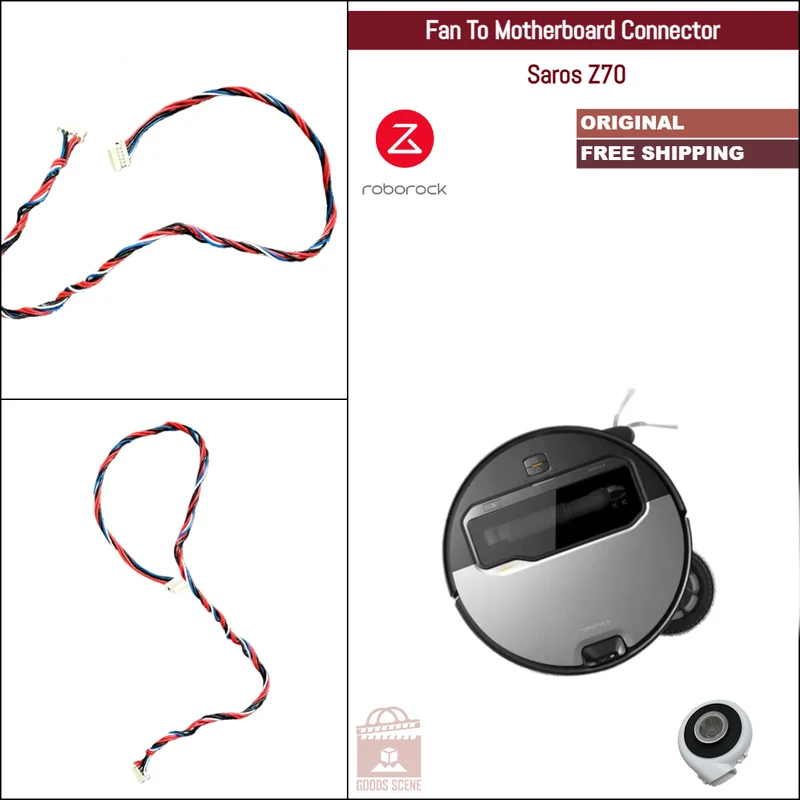 Roborock Saros Z70 | Original Spare & Repair Parts: Fan To Motherboard Cable Connector