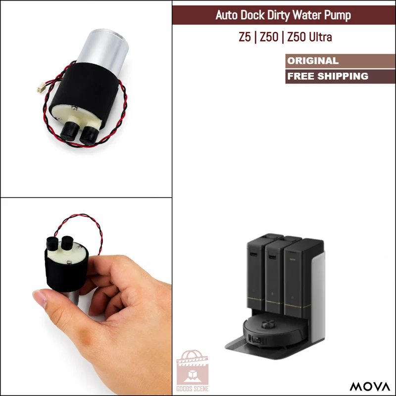 MOVA Z5, Z50, Z50 Ultra | Original Spare & Repair Parts For Auto Empty Dock: Dirty Water Pump