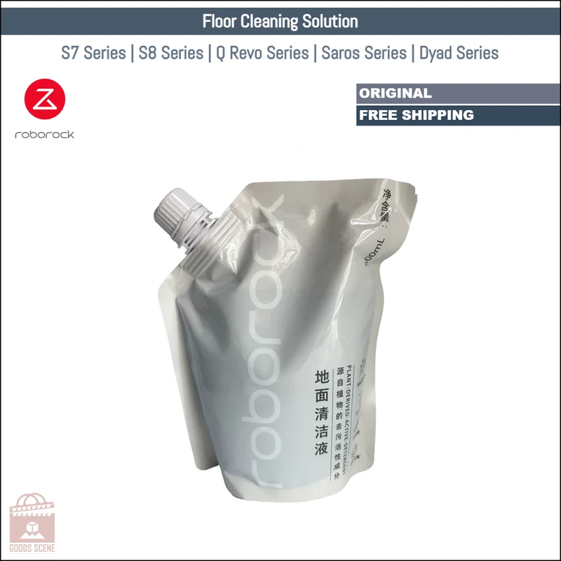 Roborock S7 MaxV Ultra, S8 MaxV Ultra, Qrevo MaxV, Qrevo Pro, Flexi Pro, Dyad, Dyad Pro Combo | Original Consumable Parts & Accessories: Floor Cleaning Solution, 500ML