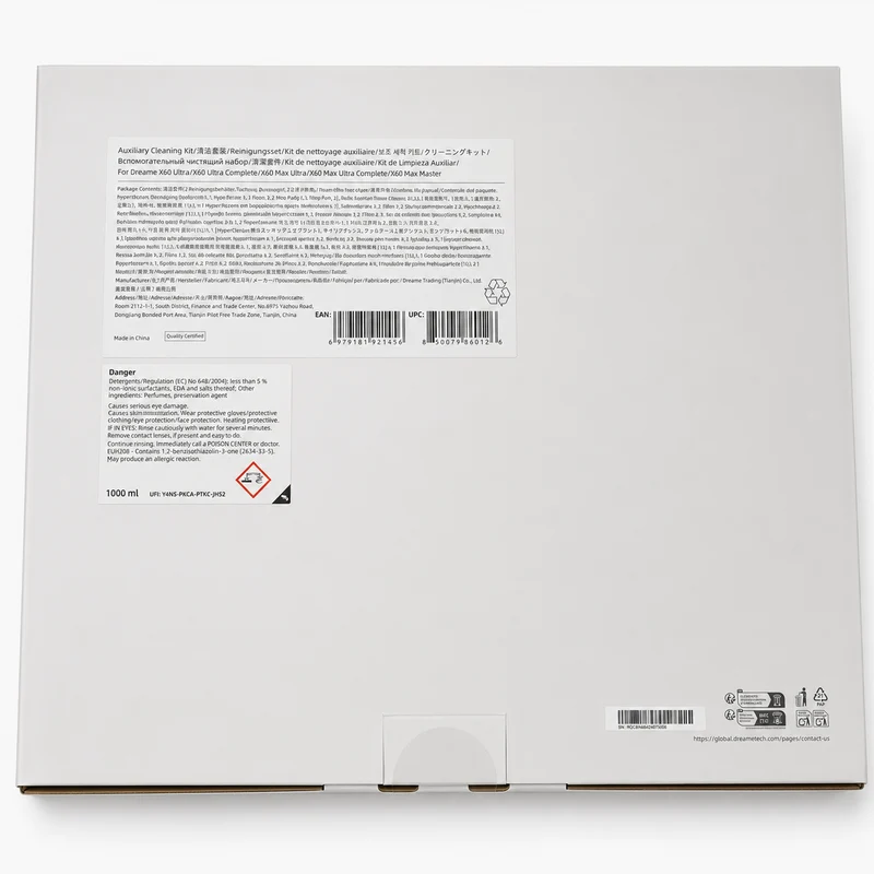 Dreame X60 Ultra, X60 Ultra Complete, X60 Master, X60 Max Ultra, X60 Max Ultra Complete, X60 Max Master | Original Consumable Parts & Accessories: Brushes, Mops, HEPA Filters, Dust Bags, Cleaning Liquid (Kit)