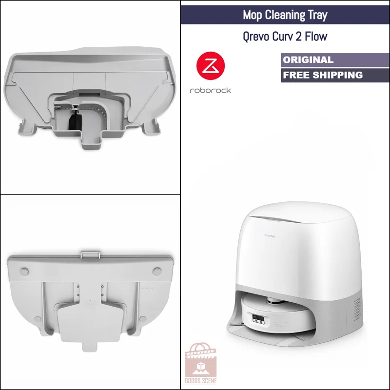 Roborock Qrevo Curv 2 Flow | Original Spare Parts & Accessories For Auto Dock: Mop Cleaning Dock Tray