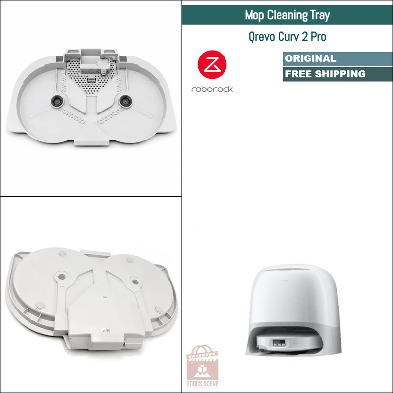 Roborock Qrevo Curv 2 Pro | Original Spare Parts & Accessories For Auto Dock: Mop Cleaning Dock Tray