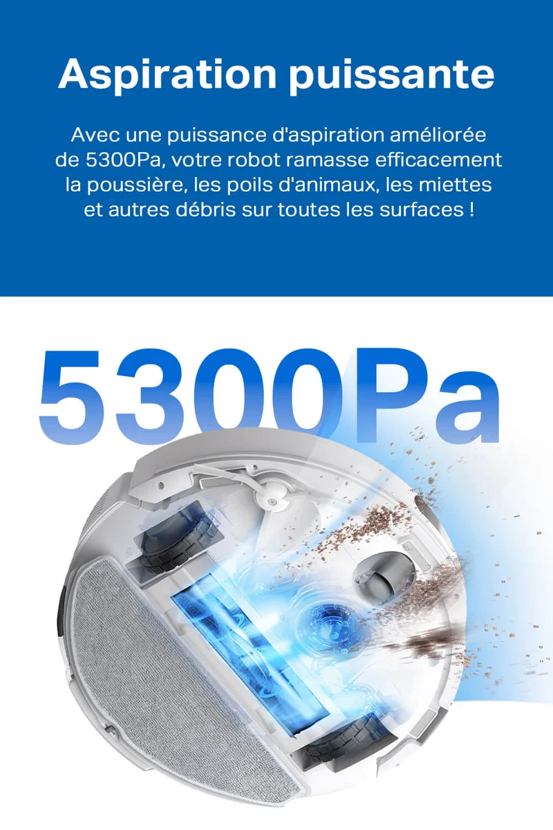 Aspirateur Robot Laveur 5300 Pa - Tapo RV30 Max White