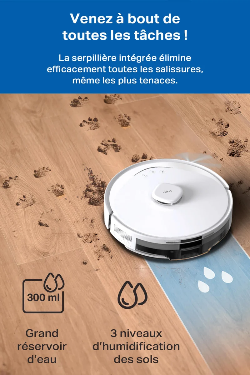 Aspirateur Robot Laveur 5300 Pa - Tapo RV30 Max White