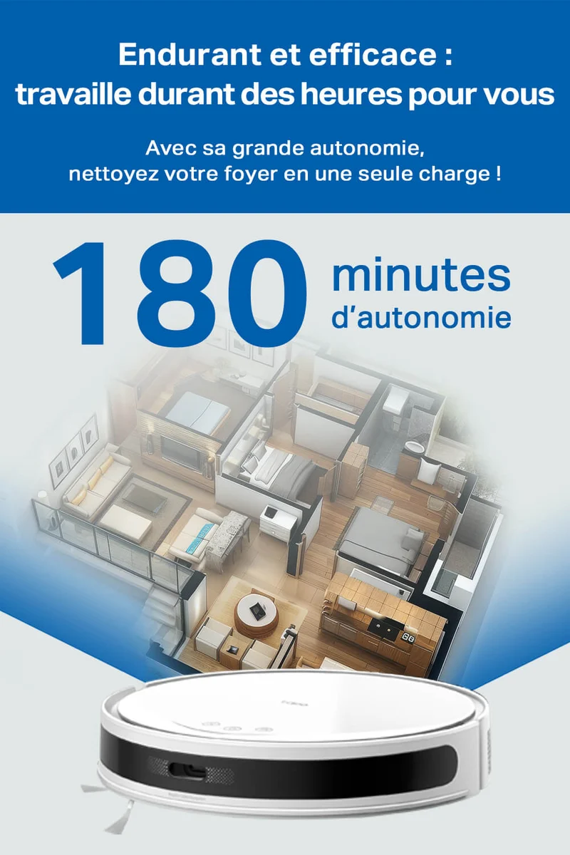 Aspirateur Robot Laveur 5300 Pa - Tapo RV20 Max White