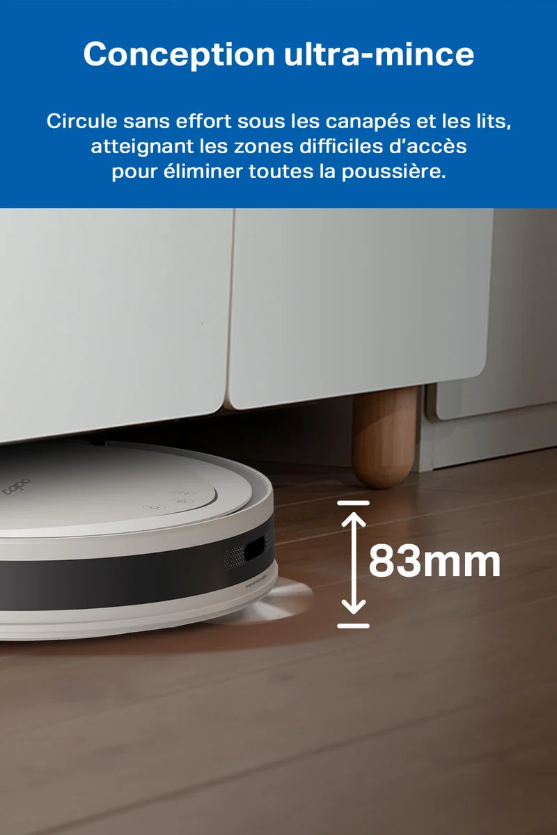 Aspirateur Robot Laveur 5300 Pa - Tapo RV20 Max White